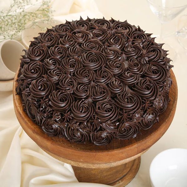 Eggless Choco Swirl Cake